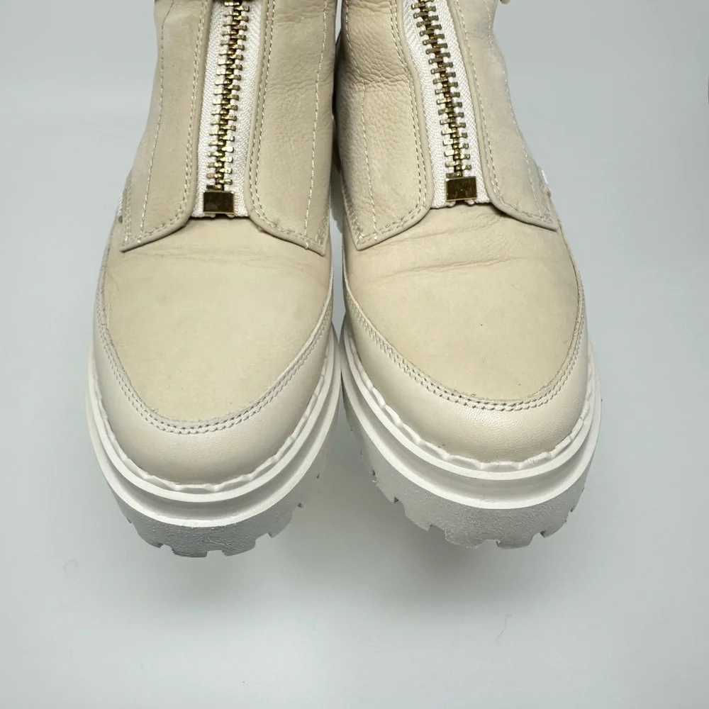 Nubikk lace up Ankle Boots Fae Ray in Sand Women's EU 36/US 5.5